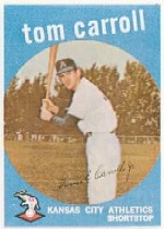 1959 Topps Baseball Cards      513     Tommy Carroll